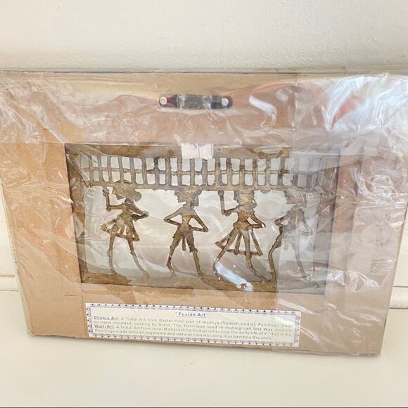 Tribal fusion Dhokra Warli Art - Picture 4 of 7